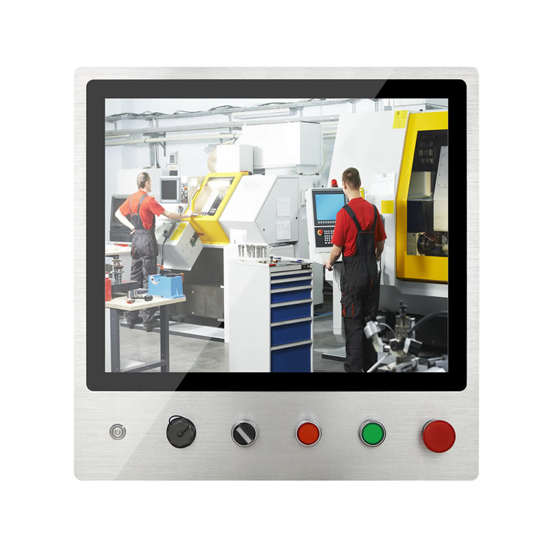 15 inch Buttons-Integrated Operation HMI Panel PC